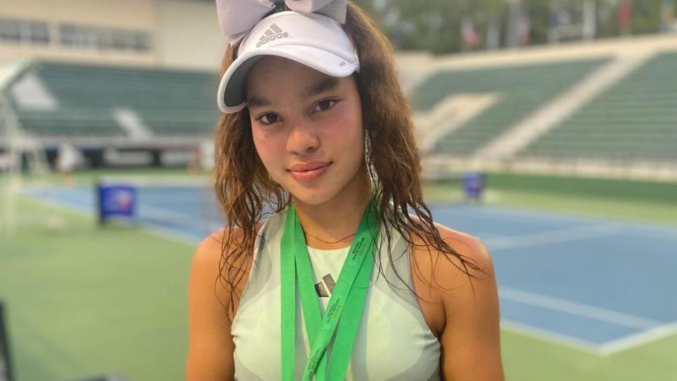 Culiacanense Monserrat Montaño es campeona internacional de Tenis 