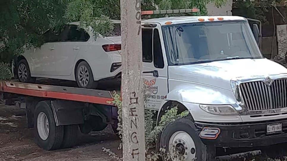 Policías estatales recuperan dos vehículos con reporte de robo en distintos sectores de Culiacán