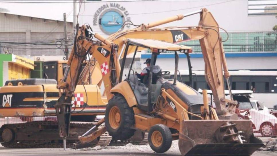 Modernización de la avenida Insurgentes en Mazatlán tiene un avance superior al 90%