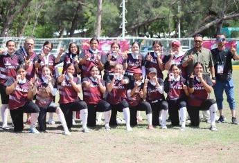 Sinaloa gana medalla de oro en Softbol Femenil de los Juegos Nacionales CONADE 