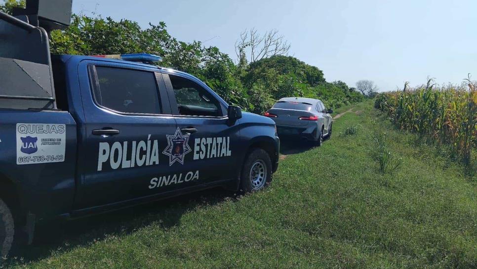 Policías estatales recuperan una camioneta robada en Jacola, al sur de Culiacán