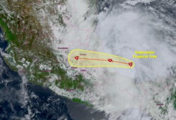 Formación de la depresión tropical Tres frente a Veracruz provocará lluvias en Sinaloa