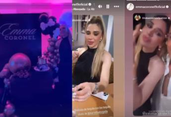 Así fue la fiesta de Emma Coronel, rodeada de lujos y famosos | VIDEO