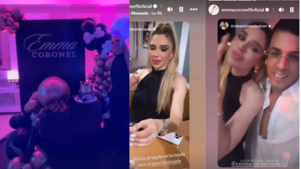 Así fue la fiesta de Emma Coronel, rodeada de lujos y famosos | VIDEO