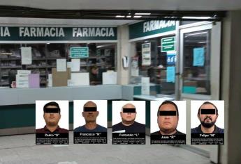 Estos son los 5 implicados en robo millonario de medicinas del IMSS Culiacán | FOTOS