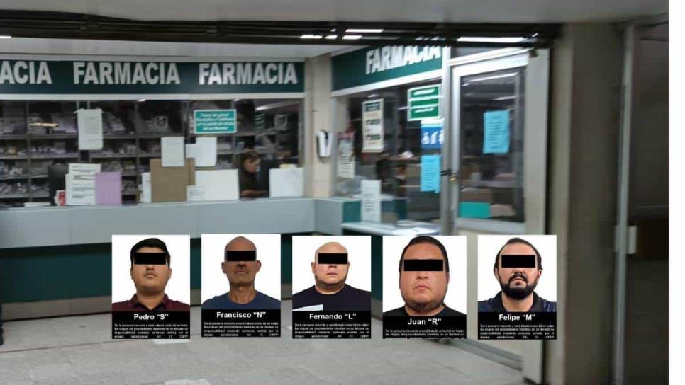 Estos son los 5 implicados en robo millonario de medicinas del IMSS Culiacán | FOTOS