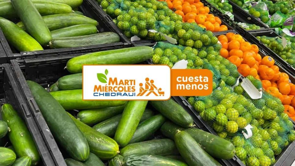 Marti-miércoles Chedraui: Ofertas del 2 y 3 de julio en frutas y verduras