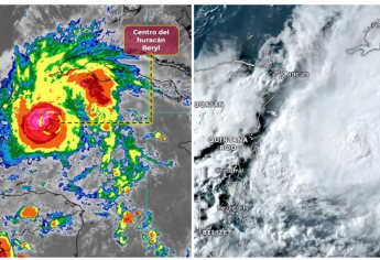 Huracán Beryl de nuevo es categoría 3; ya se sienten sus efectos en México | VIDEO