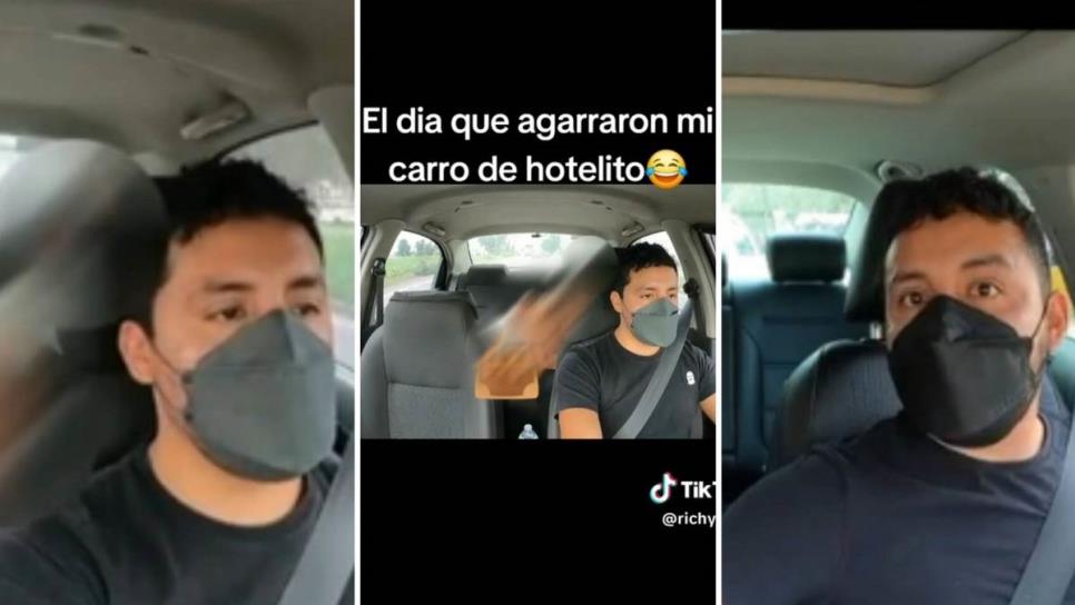 Conductor de plataforma se queja de usuarios, asegura que usan su carro como motel | VIDEO