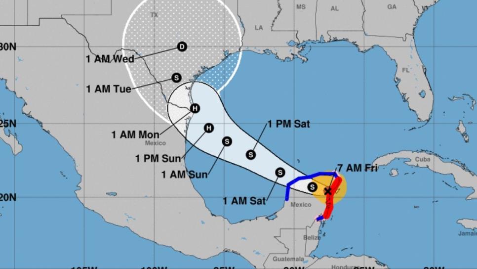 Huracán «Beryl» entra a México; sigue su trayectoria EN VIVO