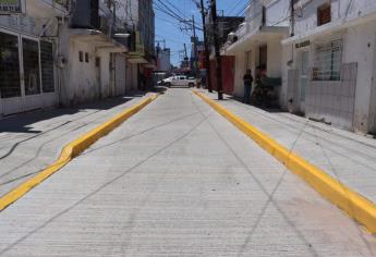 Así luce el callejón Agustín Melgar en el centro de Los Mochis tras su remodelación