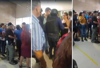 Usuarios del IMSS en Mazatlán protagonizan zafarrancho por meterse a la cola de las medicinas