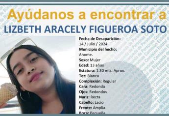 Reportan desaparecida a adolescente de 13 años en Los Mochis