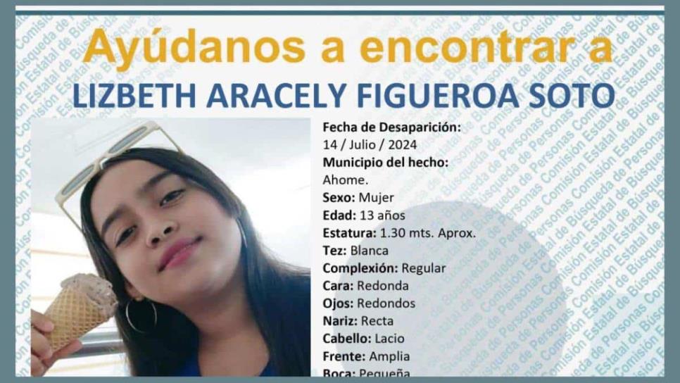 Reportan desaparecida a adolescente de 13 años en Los Mochis