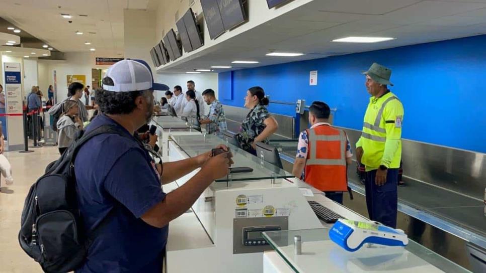 ¡Todo a la normalidad! Tras caída de Microsoft, actividades en el Aeropuerto de Mazatlán se regularizan