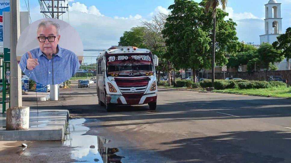 Rocha Moya asegura que tarifa de transporte público para estudiantes en Sinaloa no subirá