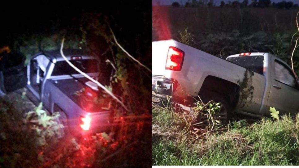 Fuerte choque frontal por invasión de carril, deja daños en Guasave