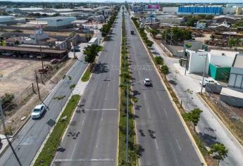 Carriles centrales del bulevar López Mateos en Los Mochis ya tienen fecha de apertura