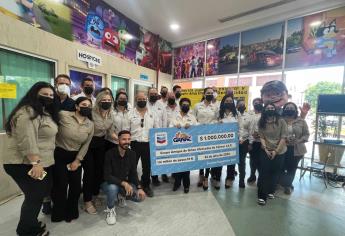 Grupo Horizon dona 1 millón de pesos a GANAC para atender a niños con cáncer en Culiacán