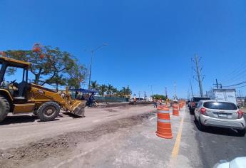 Hoy cierran la salida norte por construcción del Paso Deprimido México 15, en Culiacán