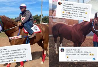 Así lamentan la muerte de «El Payaso» los amantes de las carreras de caballos