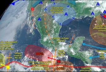 Alerta en el Pacífico por zonas de baja presión con potencial ciclónico