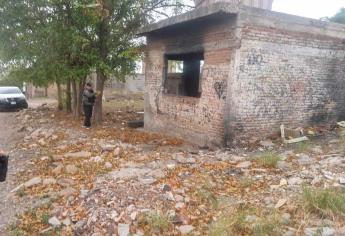 Localizan a hombre calcinado en un predio de la colonia Esthela Ortiz de Culiacán