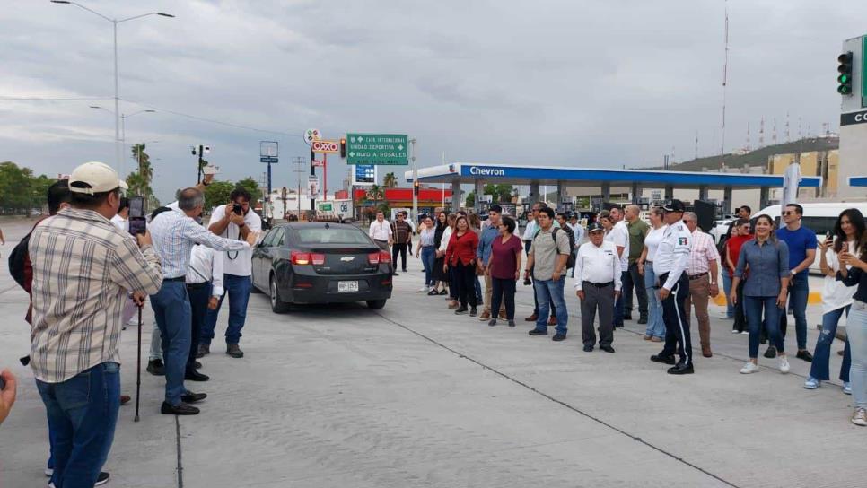 Abren carriles centrales del López Mateos en Los Mochis