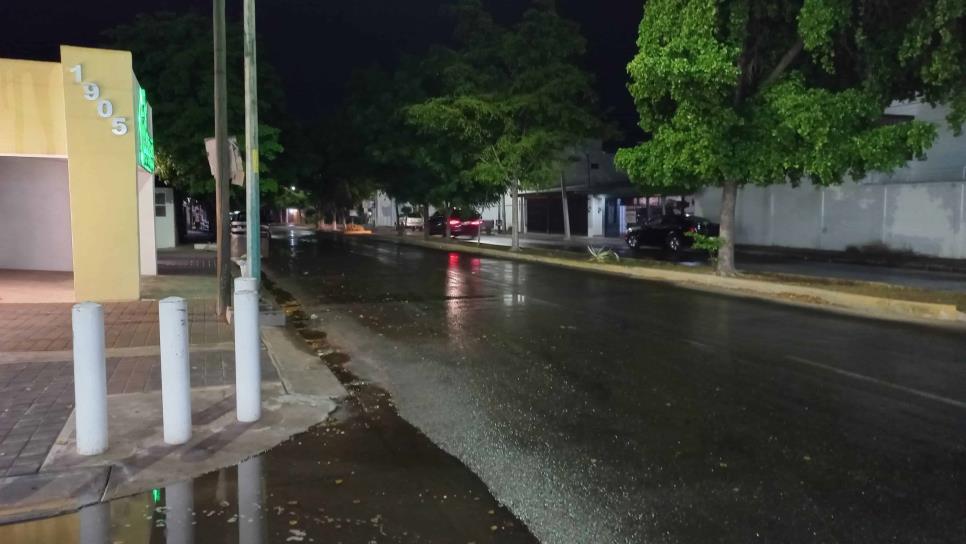 Lluvias sorprenden a Culiacán esta noche de miércoles