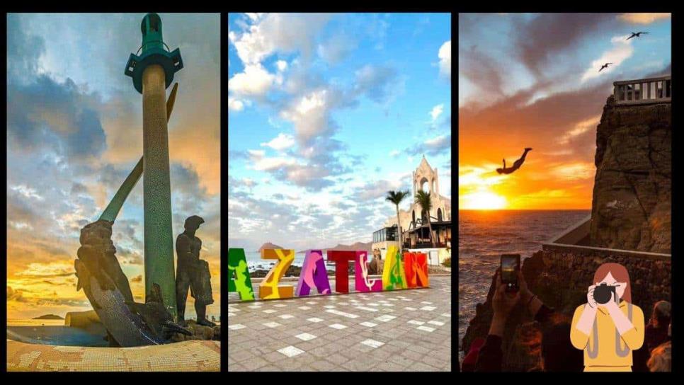 Este punto del Malecón de Mazatlán es el ideal para tomarte la foto del recuerdo