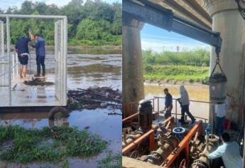 Por fuertes lluvias, más de 20 colonias se quedan sin agua en Culiacán