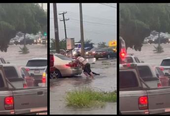 Estas calles de Culiacán son un peligro durante las lluvias y no las debes cruzar