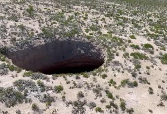 Hay un misterioso pozo gigante en la Zona del Silencio y así luce actualmente | VIDEO