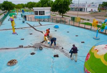 Avanza rehabilitación de Oasis Interactivo del Parque Lineal de Mazatlán; podría abrir en 2 semanas