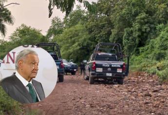 Por 7 asesinatos este fin de semana en Sinaloa, AMLO llama a la paz