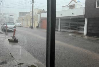 ¡Se cumple el pronóstico!; muy fuertes lluvias sorprenden a Culiacán