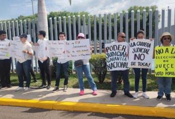 Jueces realizan paro nacional en protesta a la reforma del Poder Judicial