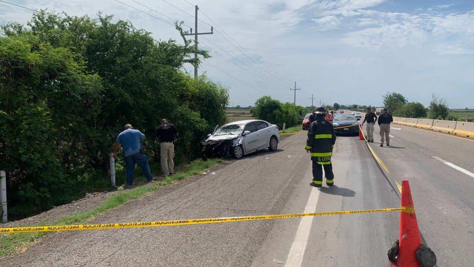 Encontronazo en La Costera deja un muerto cerca de la caseta El Pisal en Navolato