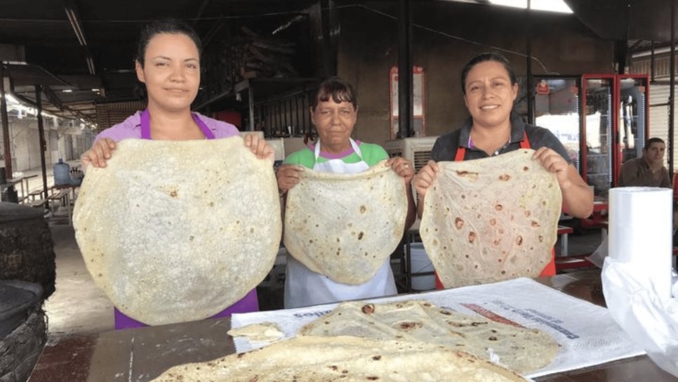 Así hacen las tortillas de harina sobaqueras en Sonora | VIDEO