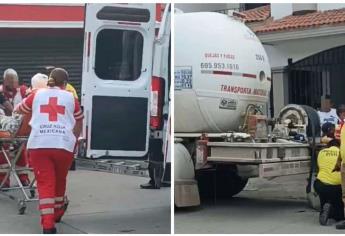 Gasero cae de un segundo piso mientras rellenaba un tanque estacionario en domicilio de El Rosario