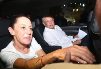 AMLO y Claudia Sheinbaum ya están en Mazatlán; mañana tienen gira por El Rosario 