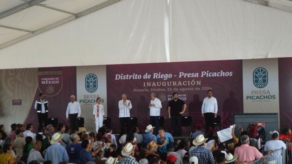 AMLO volverá a Sinaloa para inaugurar el sistema de riego de la Presa Santa María