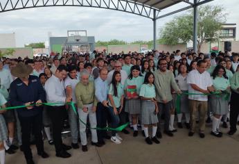 Rocha Moya inaugura el Cobaes 130 en La Conquista, Culiacán