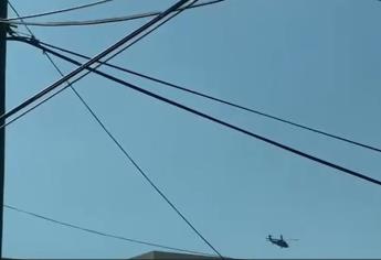 Helicóptero de la Marina sobrevuela Culiacán tras escalada de violencia