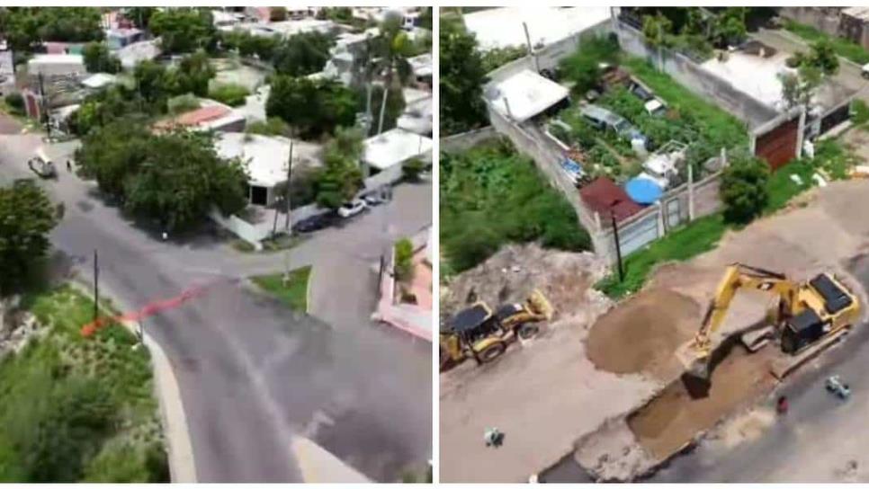 JAPAC: Así van las obras del Emisor Rubí, de los más antiguos en Culiacán | VIDEO