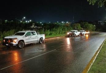 Arrojan ponchallantas y dañan patrulla de la Guardia Nacional en el Parque 87 de Culiacán
