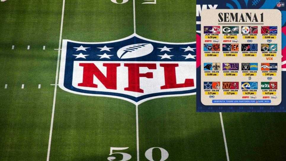 NFL: A qué hora y dónde ver del Kickoff y el resto de la Semana 1