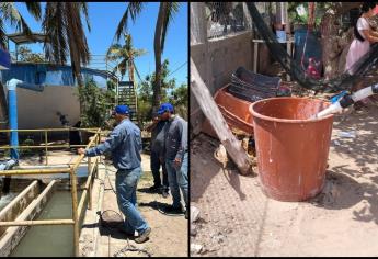 Vecinos de El Colorado  ya tienen agua, planta potabilizadora opera al 100%