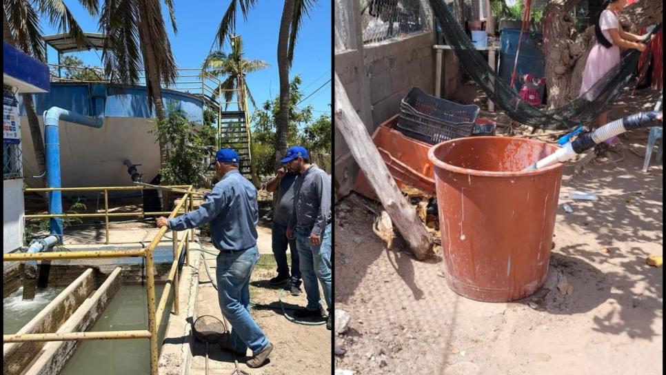 Vecinos de El Colorado  ya tienen agua, planta potabilizadora opera al 100%