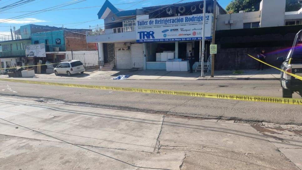 Asesinan a balazos a sujeto en la colonia Cinco de Mayo de Culiacán